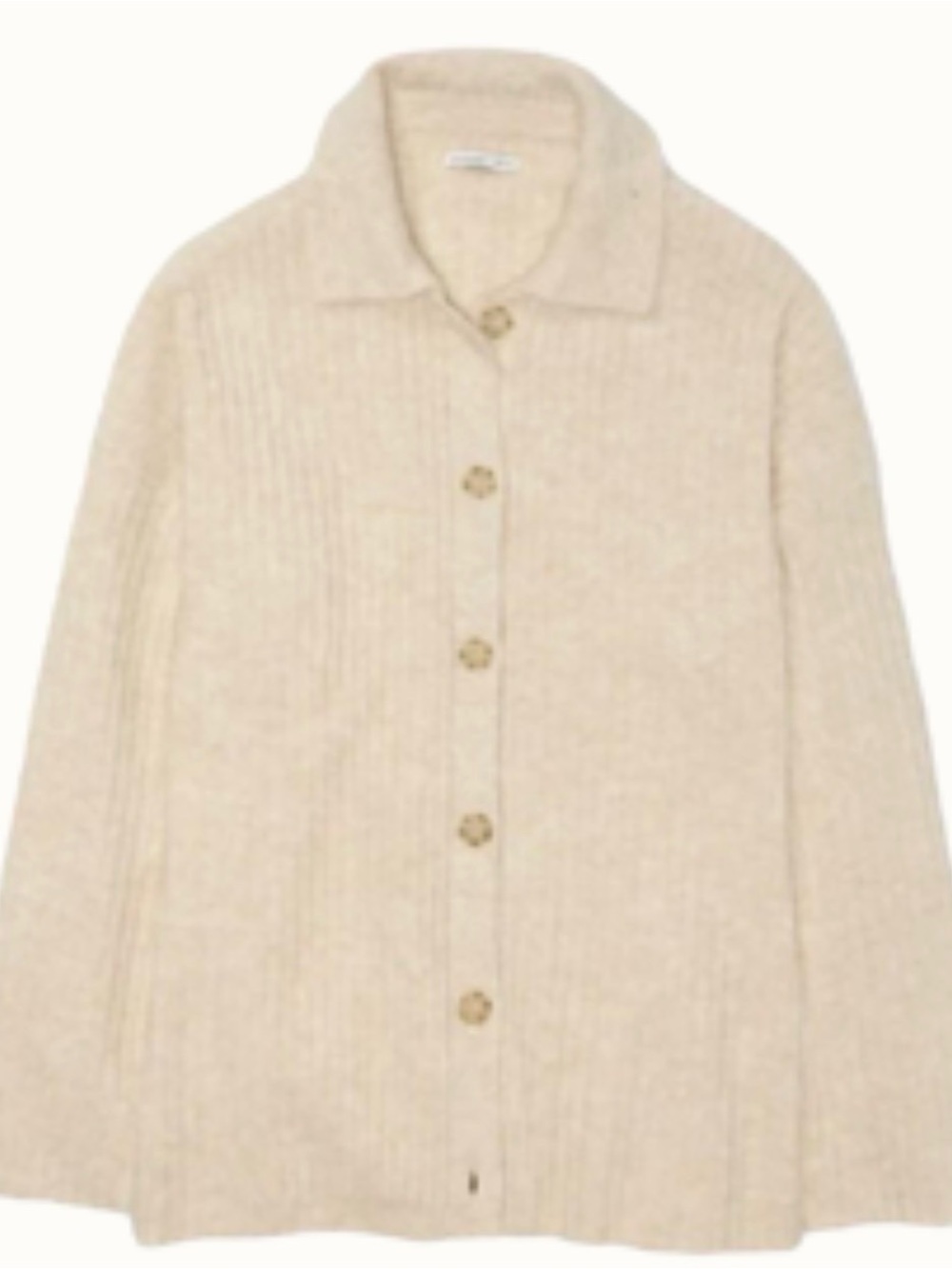 Collared Tan Cardigan